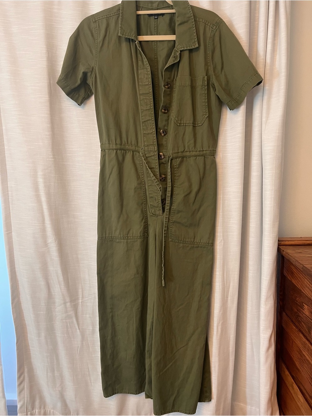 Madewell Olive Green Utility Shirt Jacket